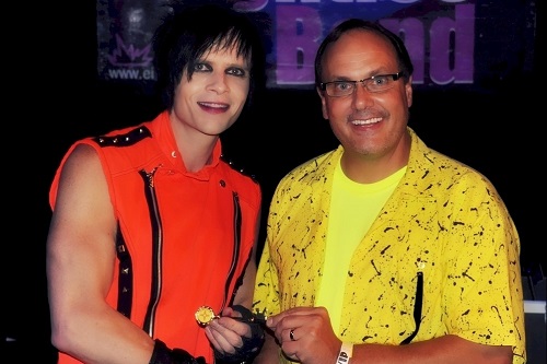 With Mayor Eckstein