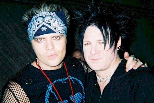 Me and Paige from Orgy.