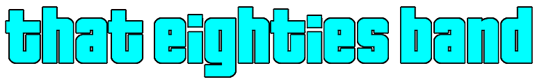 That Eighties Band Logo